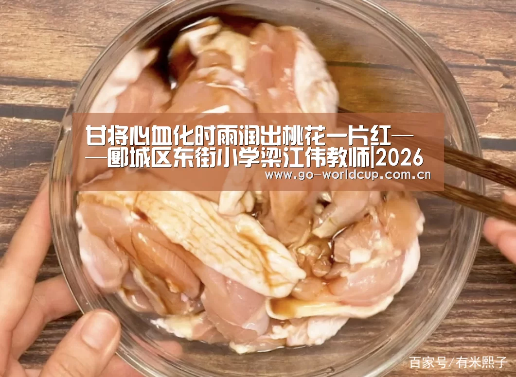 甘将心血化时雨润出桃花一片红——郾城区东街小学梁江伟教师|2026美加墨(图1) 焦点比赛